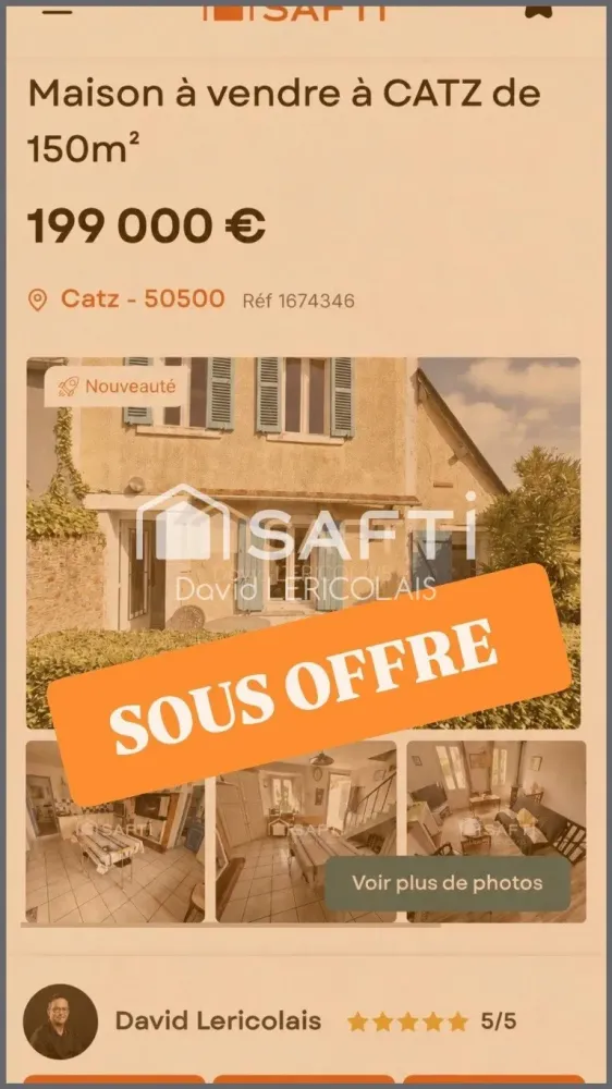Maison à vendre à CATZ de 150m²